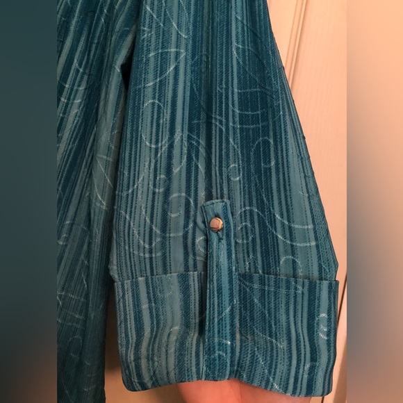 Variegated Turquoise Top by Sami & Jo XL - Picture 3 of 8